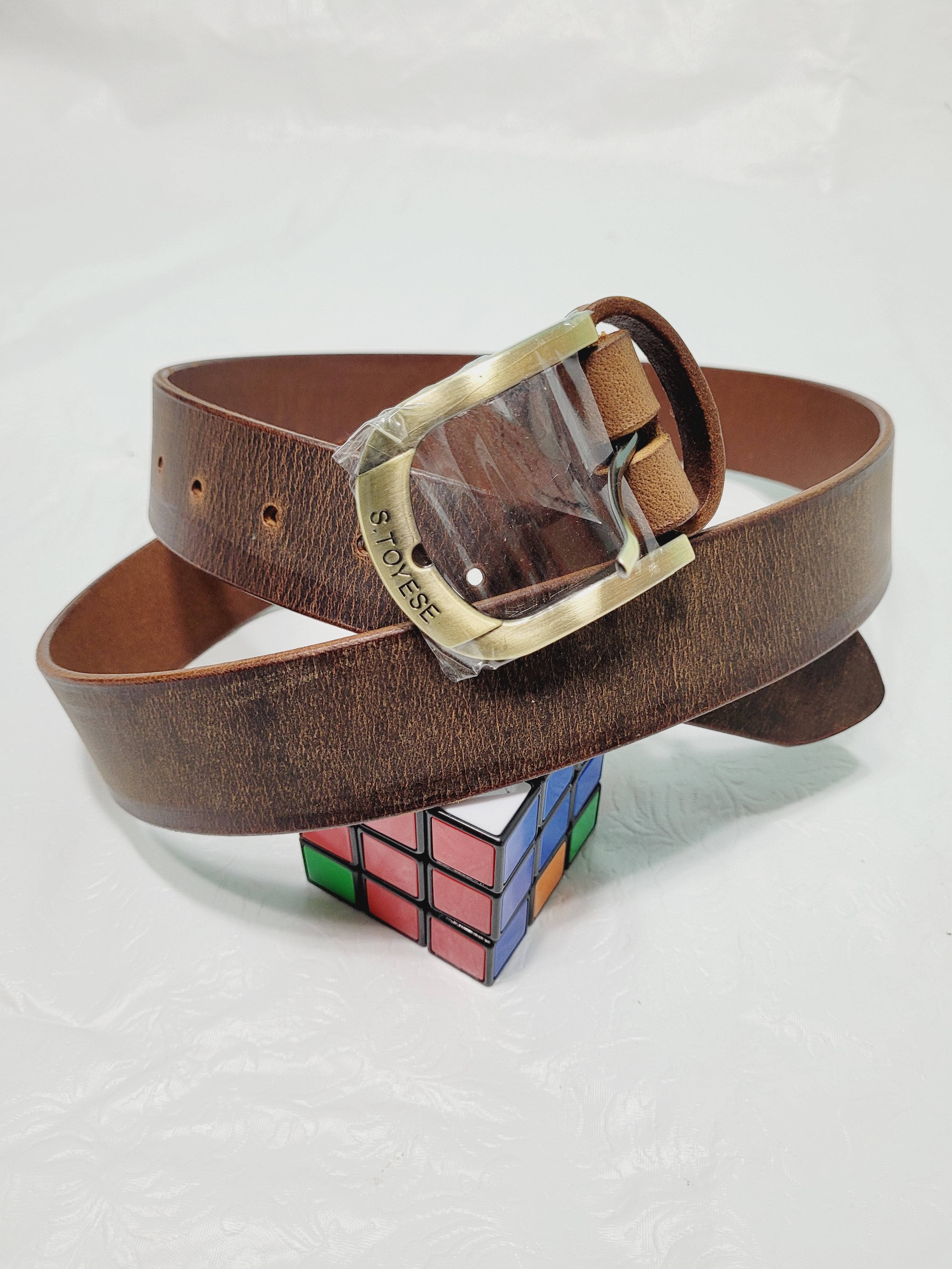 S.TOYESE LEATHER BELT