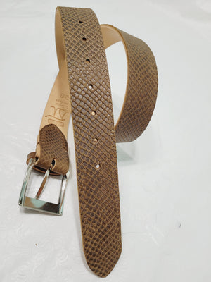 S.TOYESE LEATHER BELT