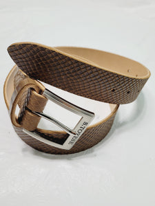 S.TOYESE LEATHER BELT