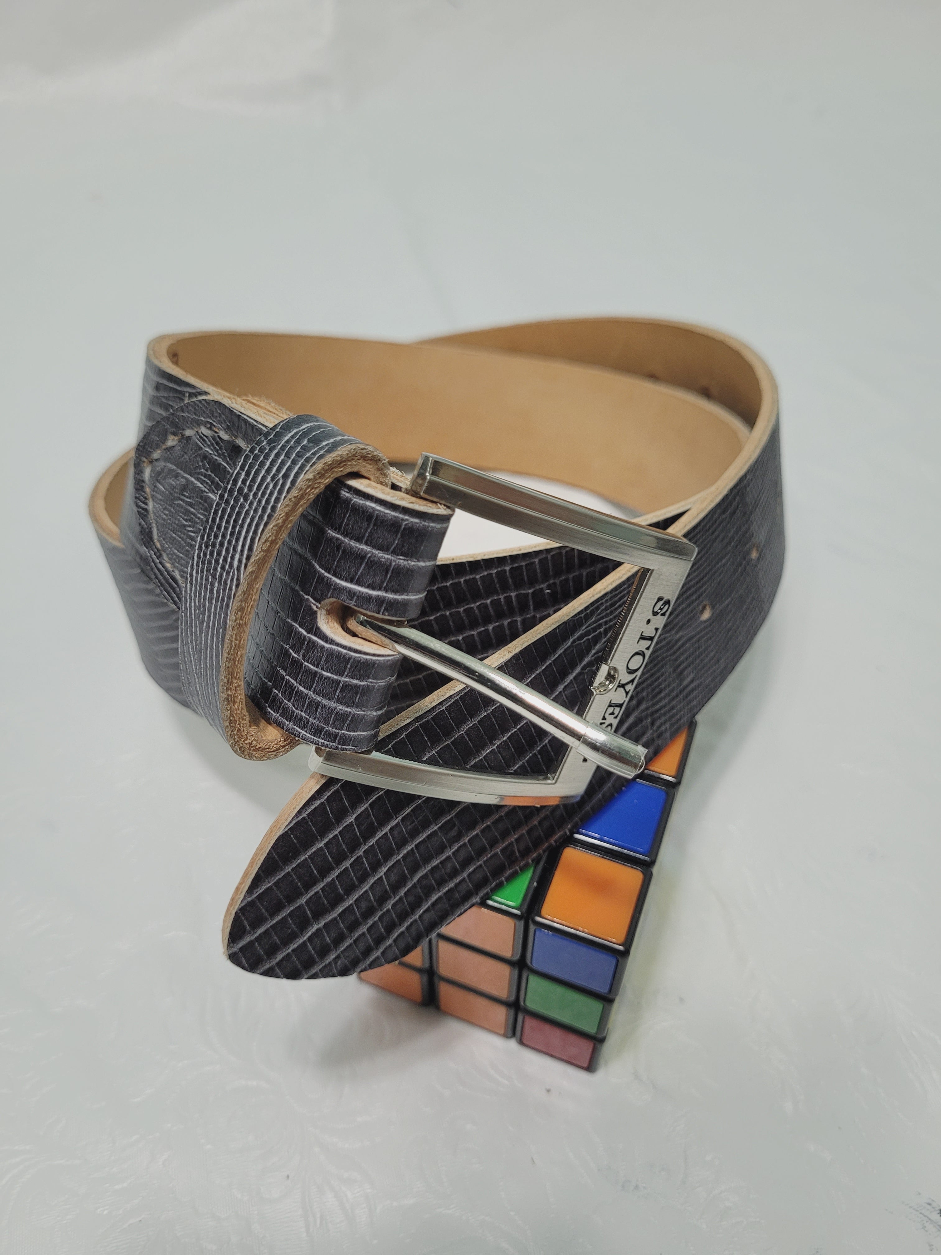 S.TOYESE LEATHER BELT