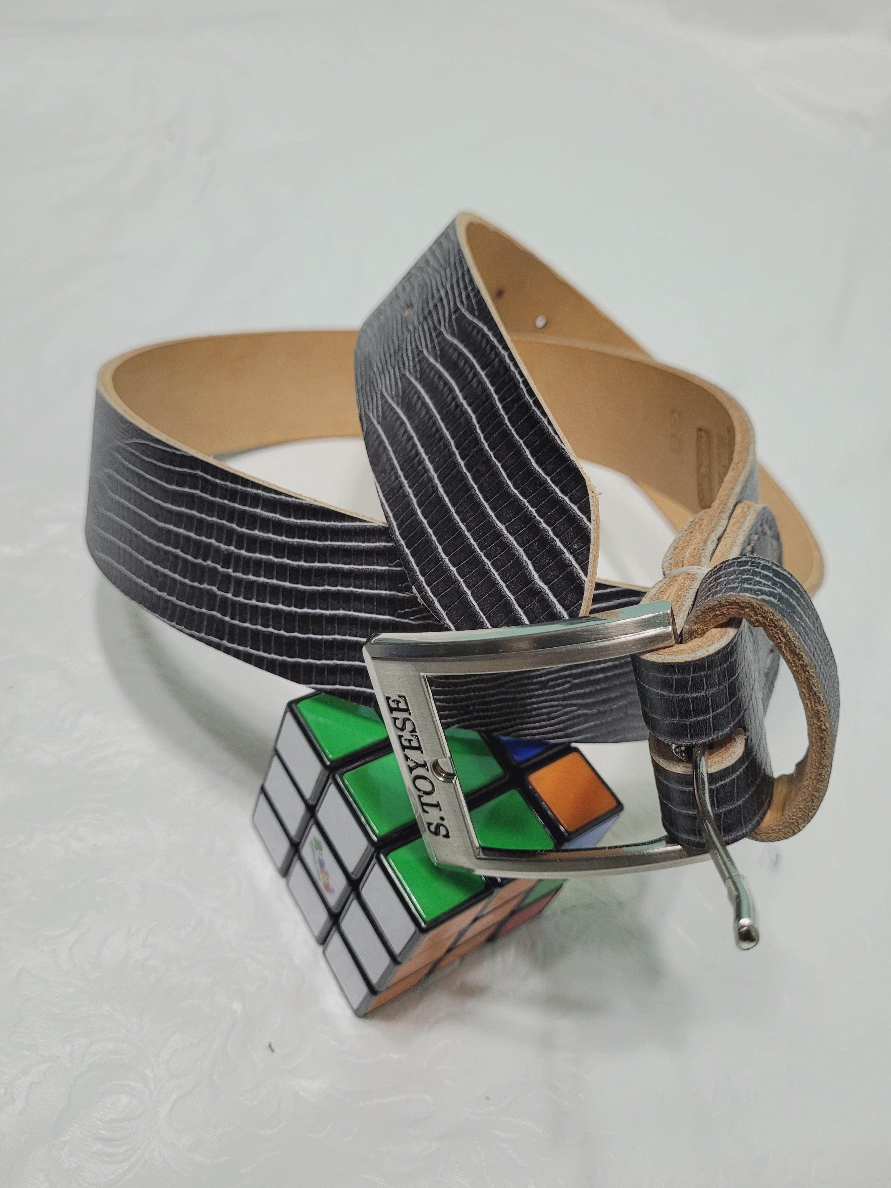 S.TOYESE LEATHER BELT