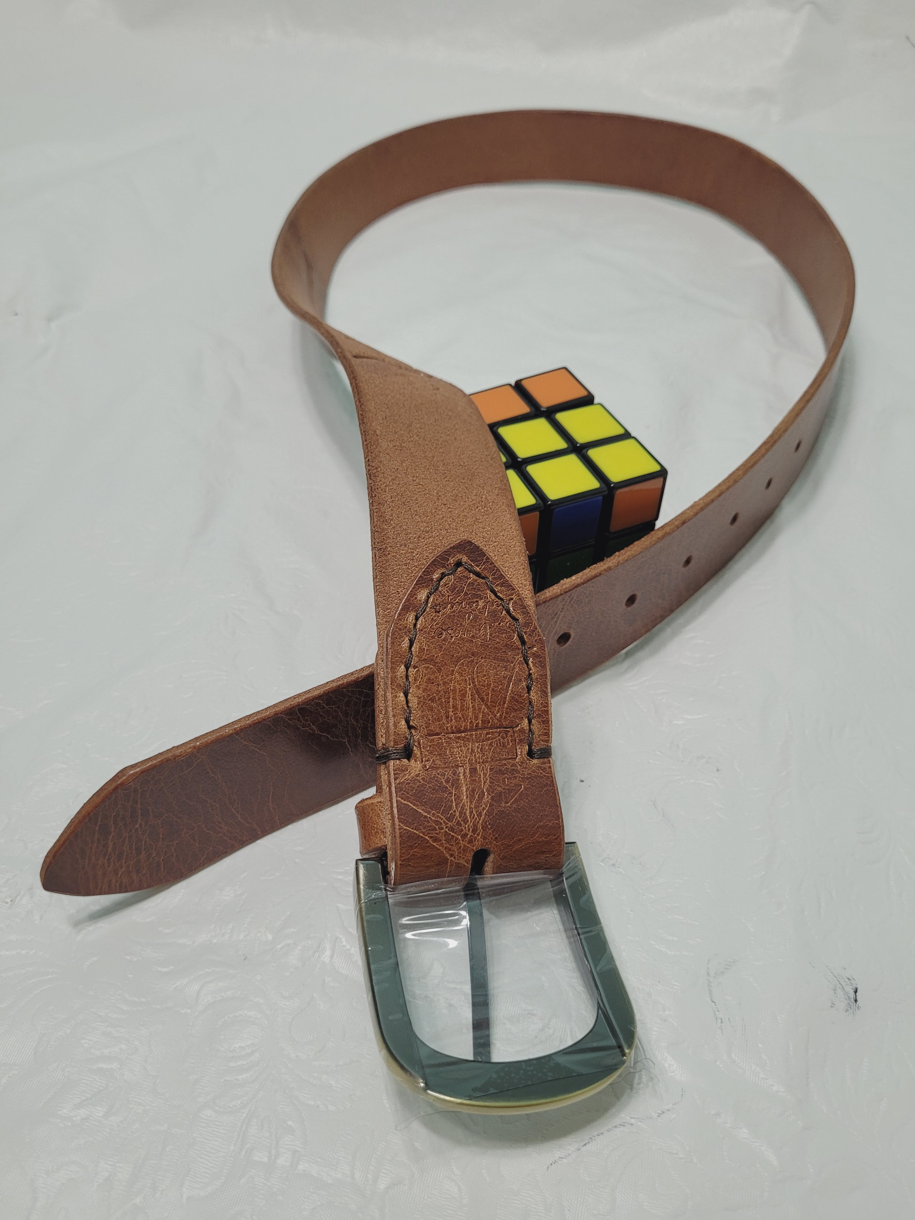 S.TOYESE LEATHER BELT