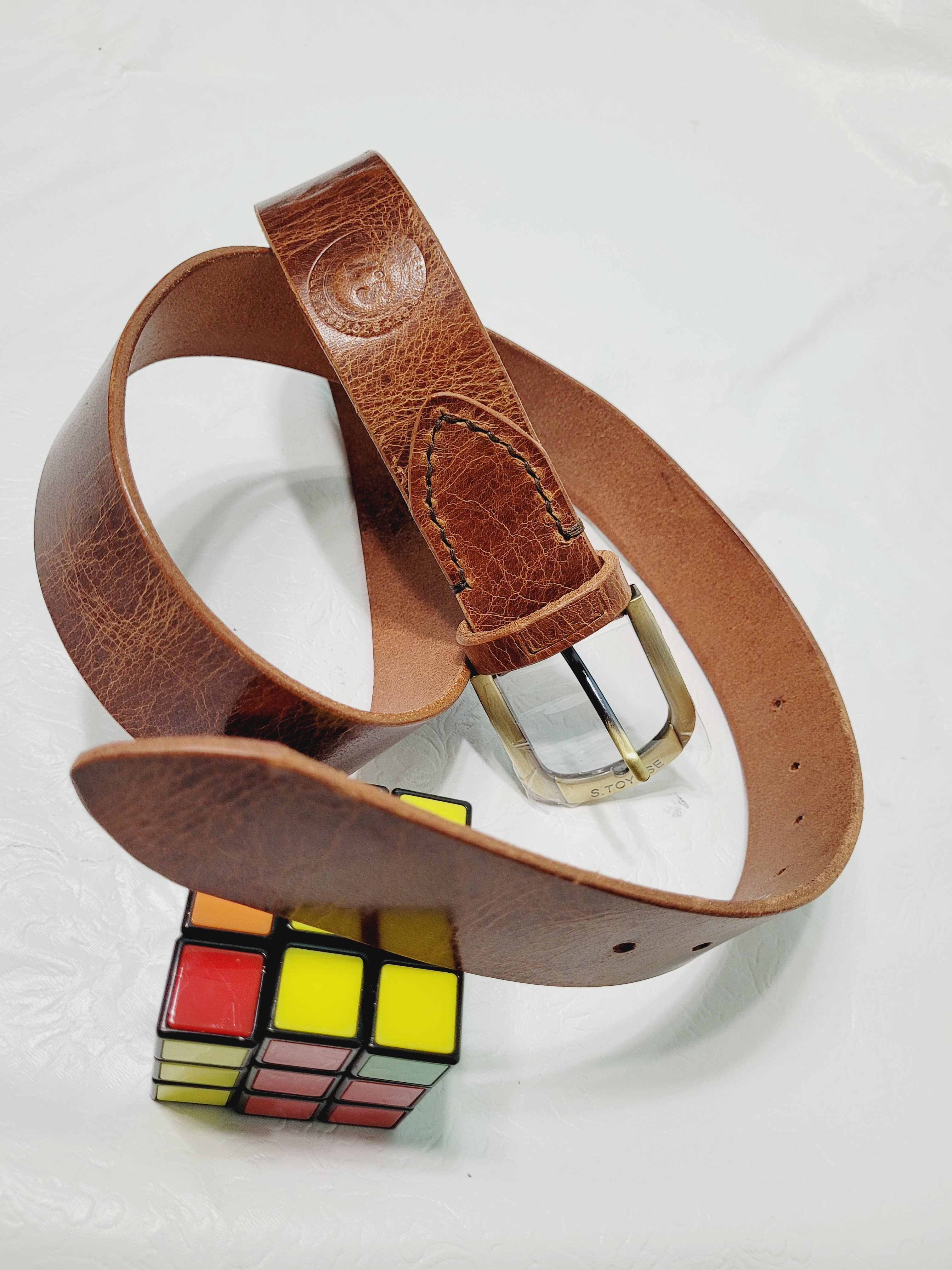 S.TOYESE LEATHER BELT