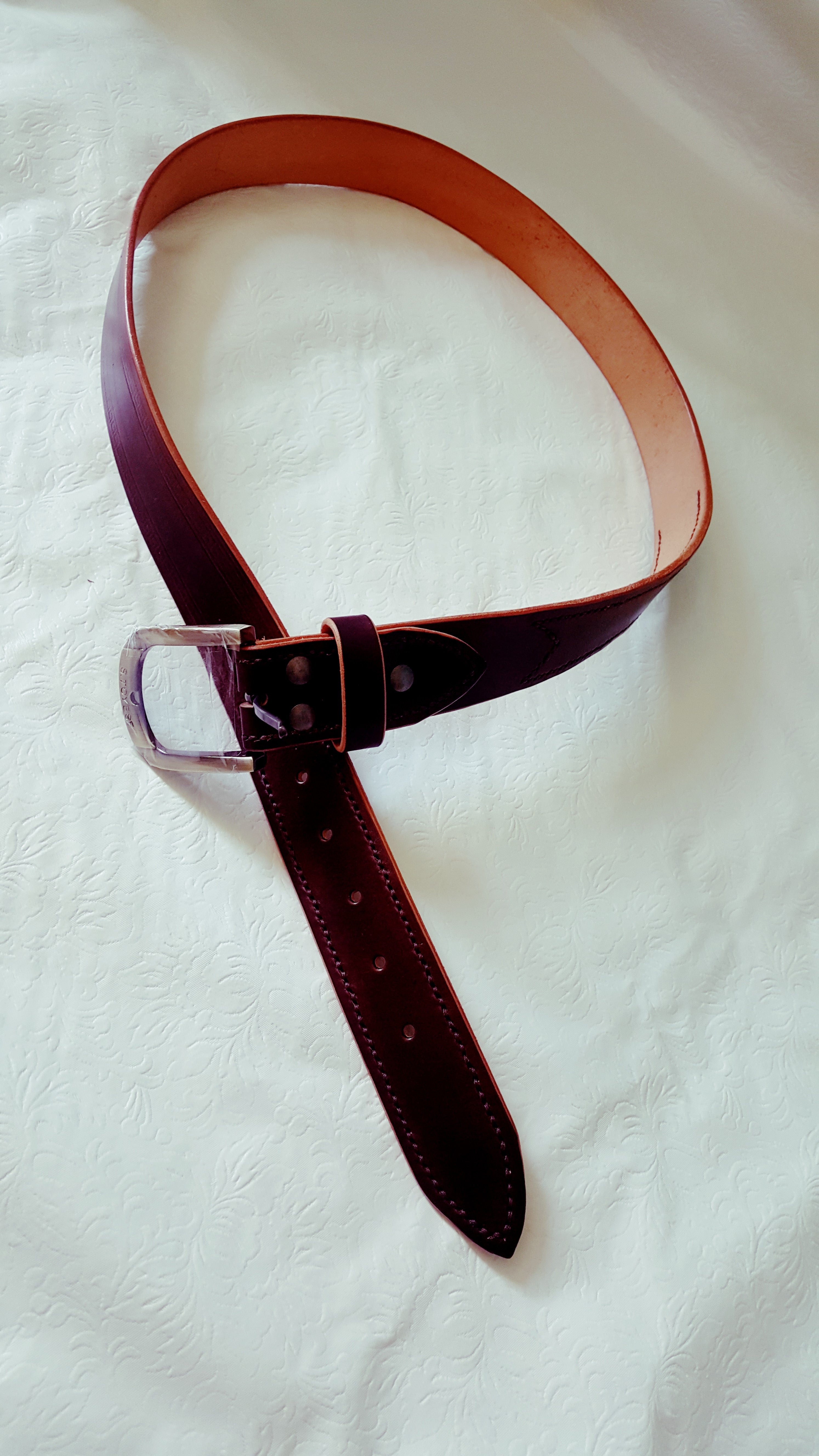 S.TOYESE LEATHER BELT