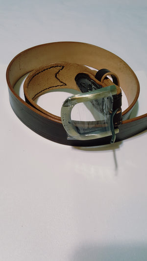 S.TOYESE LEATHER BELT