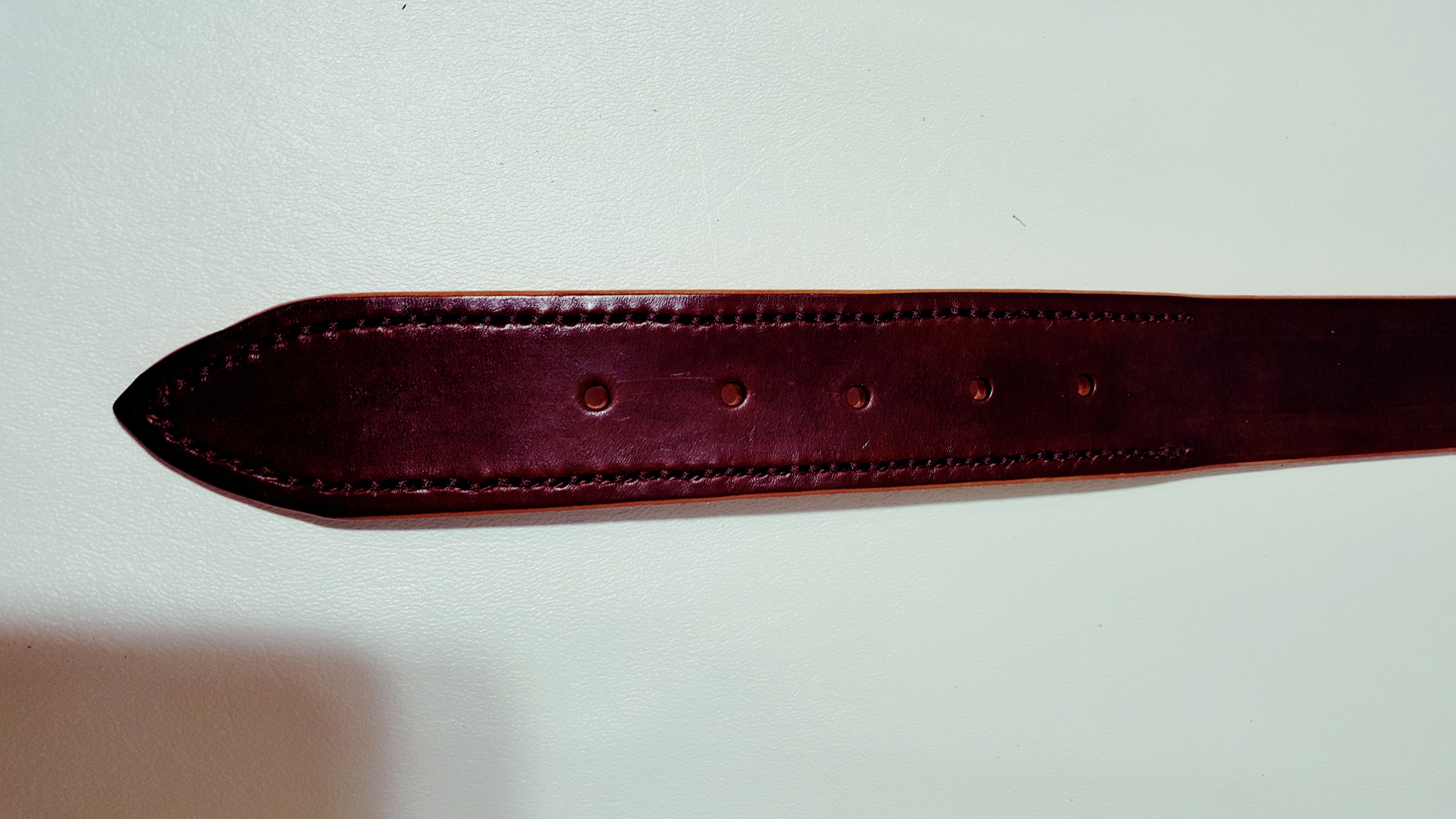 S.TOYESE LEATHER BELT