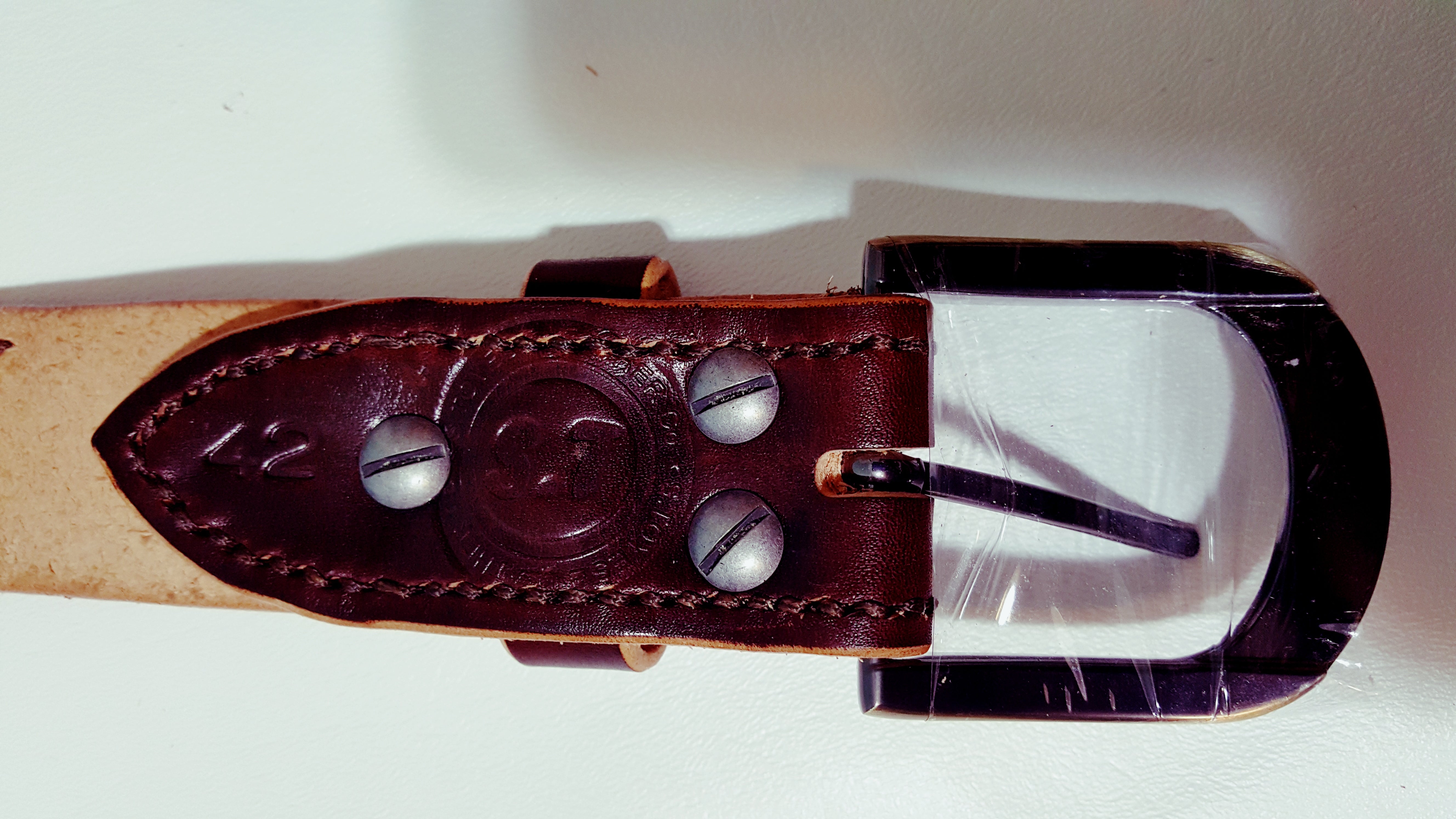 S.TOYESE LEATHER BELT