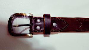 S.TOYESE LEATHER BELT