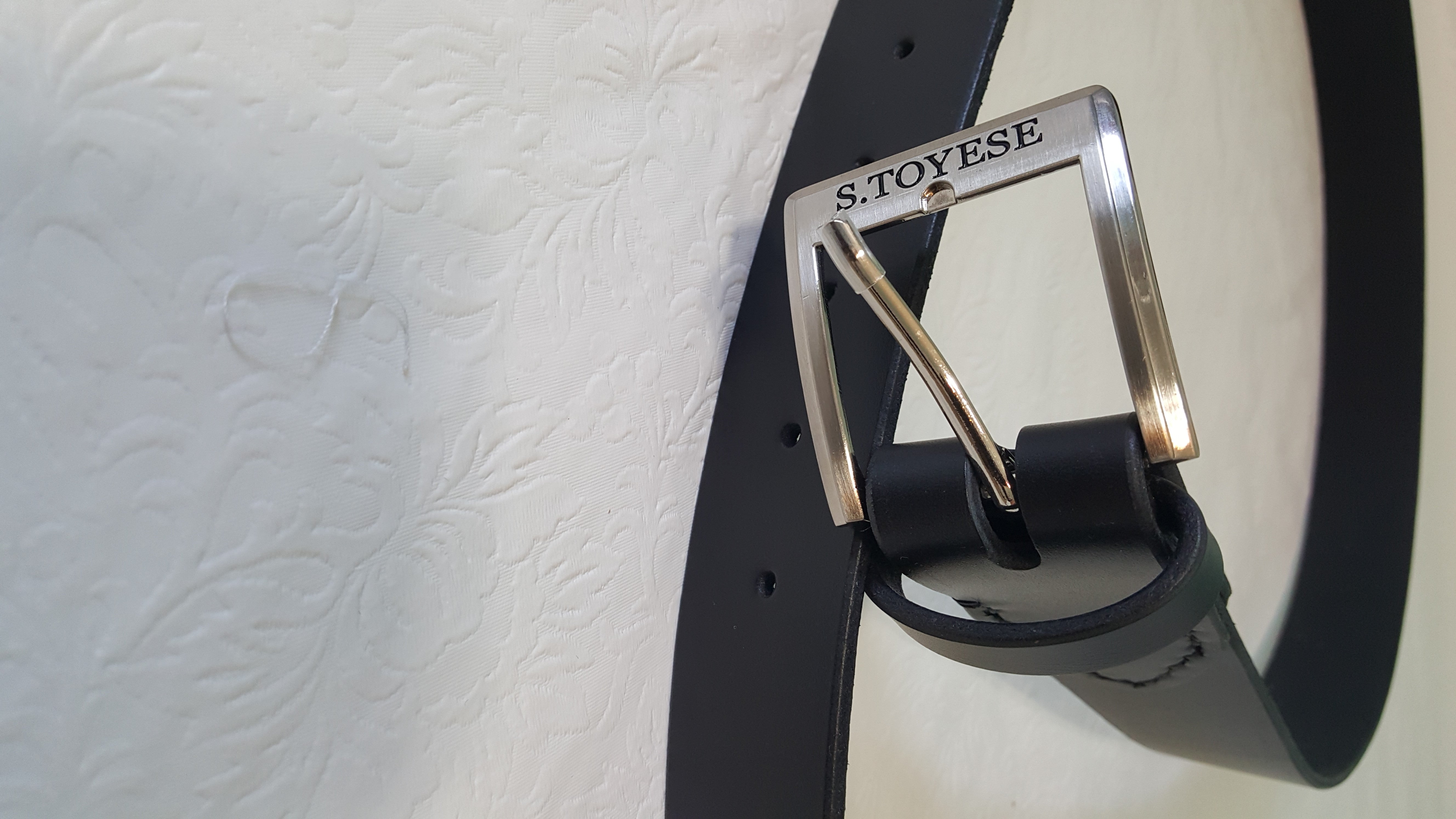 S.TOYESE LEATHER BELT