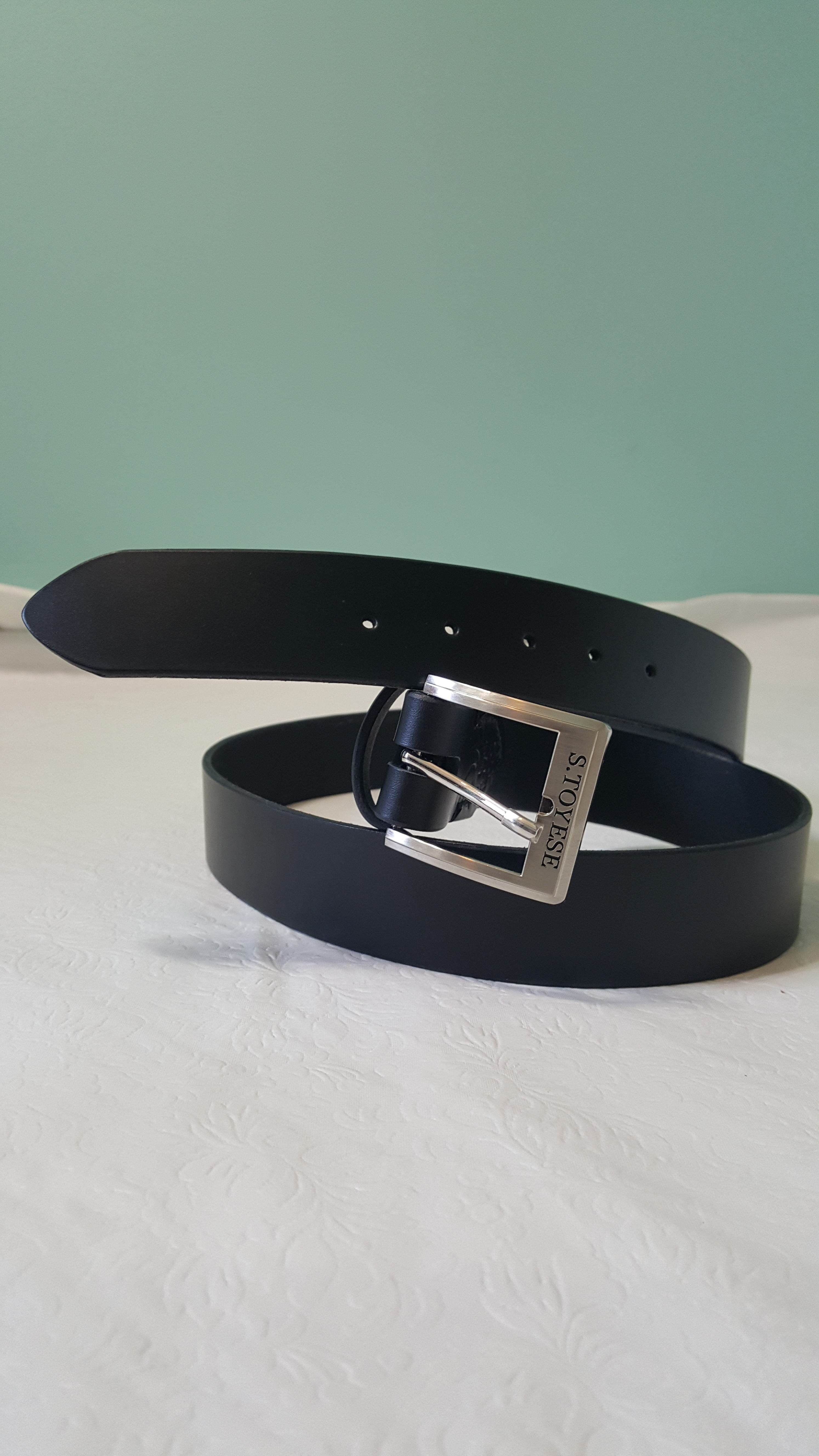 S.TOYESE LEATHER BELT