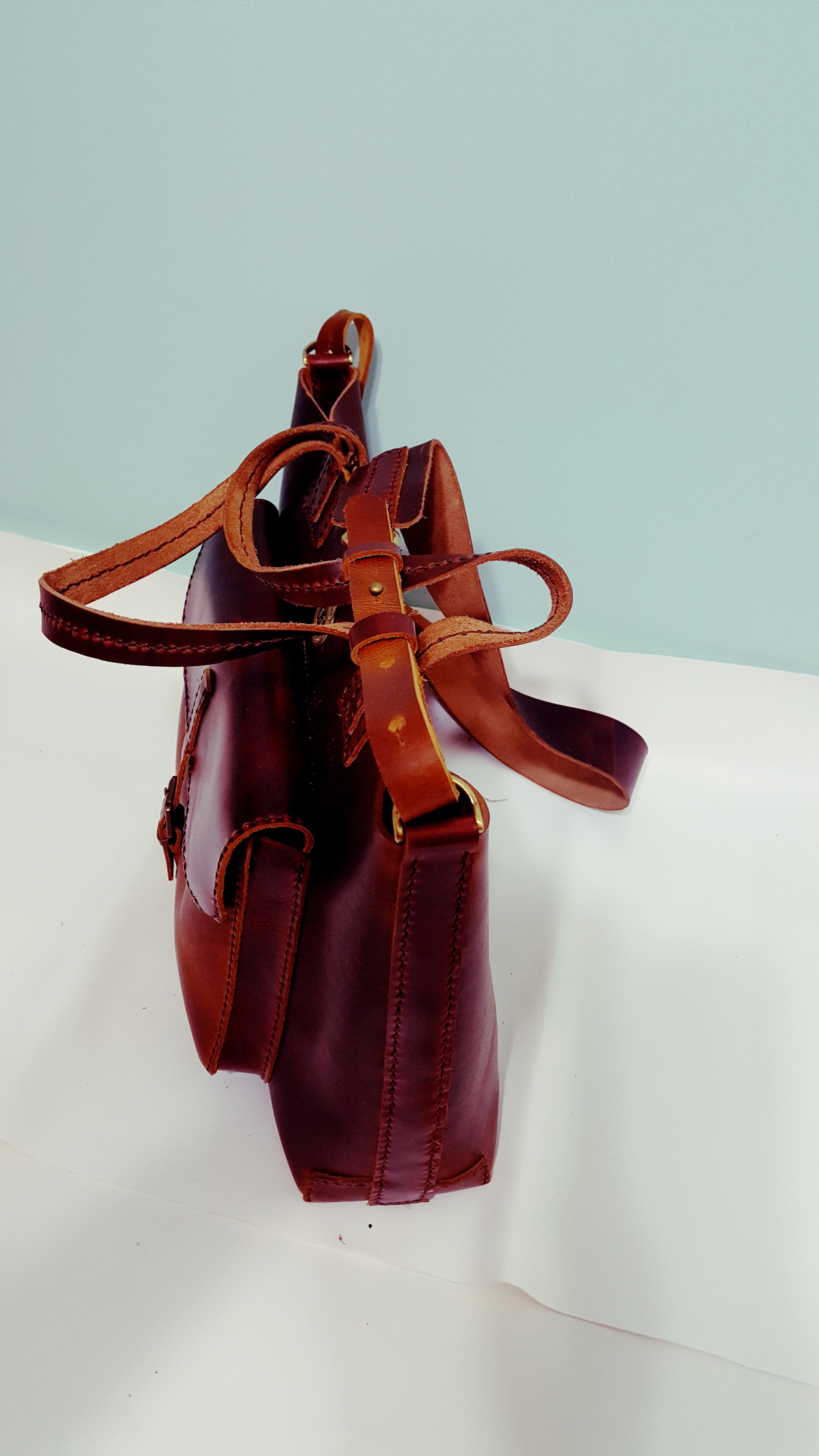 S.TOYESE LEATHER TOTE